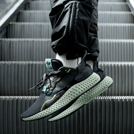 Giày Adidas ZX 4000 Futurecraft 4D 'Carbon' BD7865 - Ảnh 5