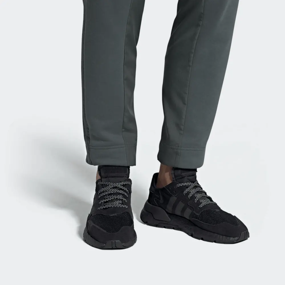 Giày Adidas Nite Jogger 'Triple Black' BD7954 - Ảnh 4
