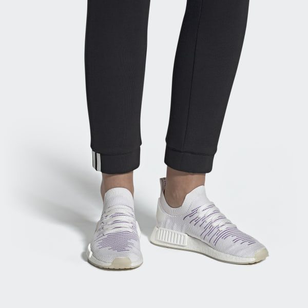 Giày Adidas Wmns NMD_R1 STLT PK 'Cloud White Purple' BD8017 - Ảnh 3