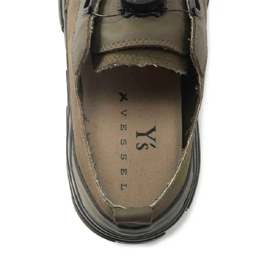 Giày XVESSEL G.O.P. LOWS for Y'S Olive - Ảnh 3