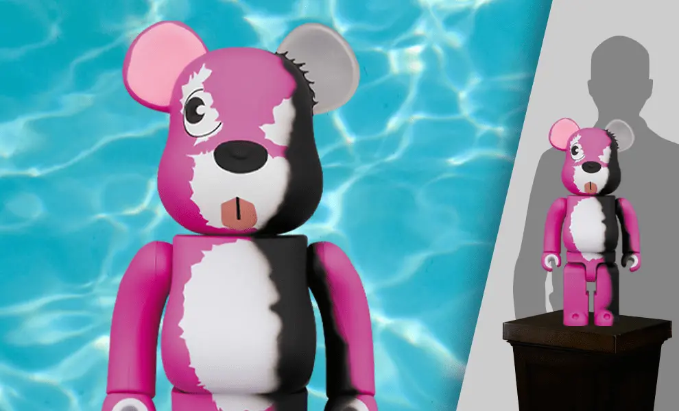 Mô Hình Bearbrick Breaking Bad Pink Bear 1000% - Ảnh 4