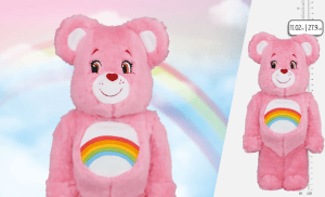 Alternative view of Mô Hình Bearbrick Cheer Bear Costume Version