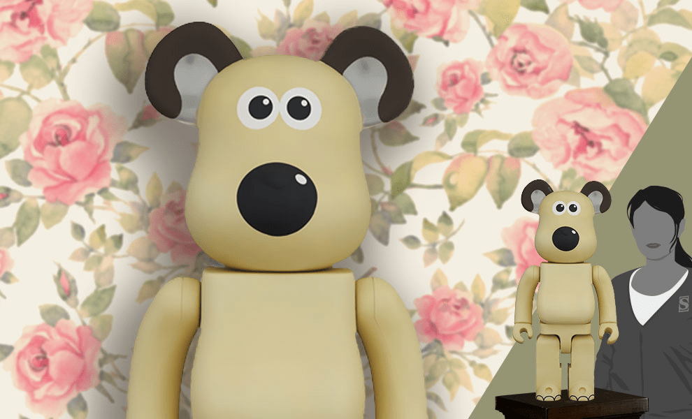 Mô Hình Bearbrick Wallace & Gromit "Gromit" - Ảnh 3