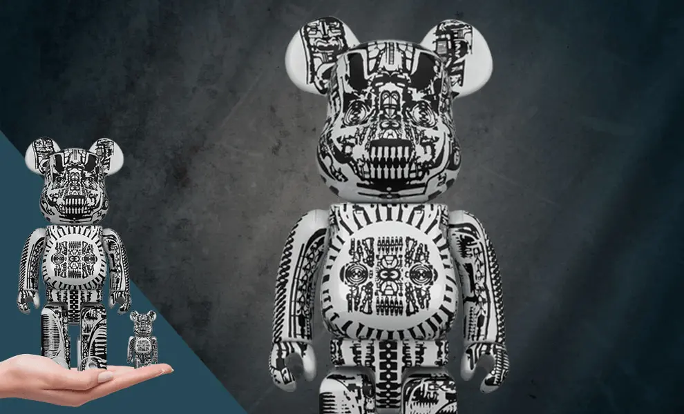 Mô Hình Bearbrick World Wide Tour H.R. Giger - Ảnh 3