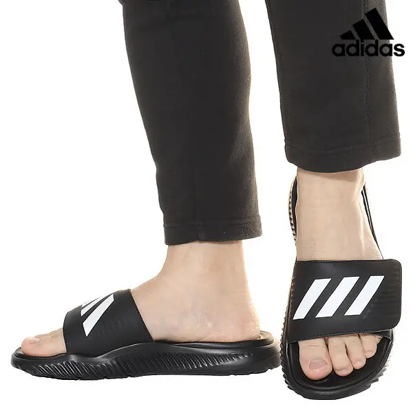 Dép Adidas Alphabounce Slide 'Black White' FZ0387 - Ảnh 3