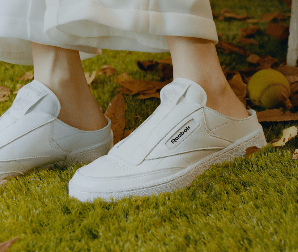 Giày Reebok Club C Laceless Mule 'Beams White' GX3853 - Ảnh 3