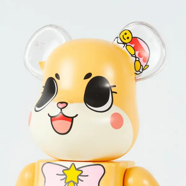 Alternative view of Mô Hình Bearbrick Chiitan Mascot 400% Yellow