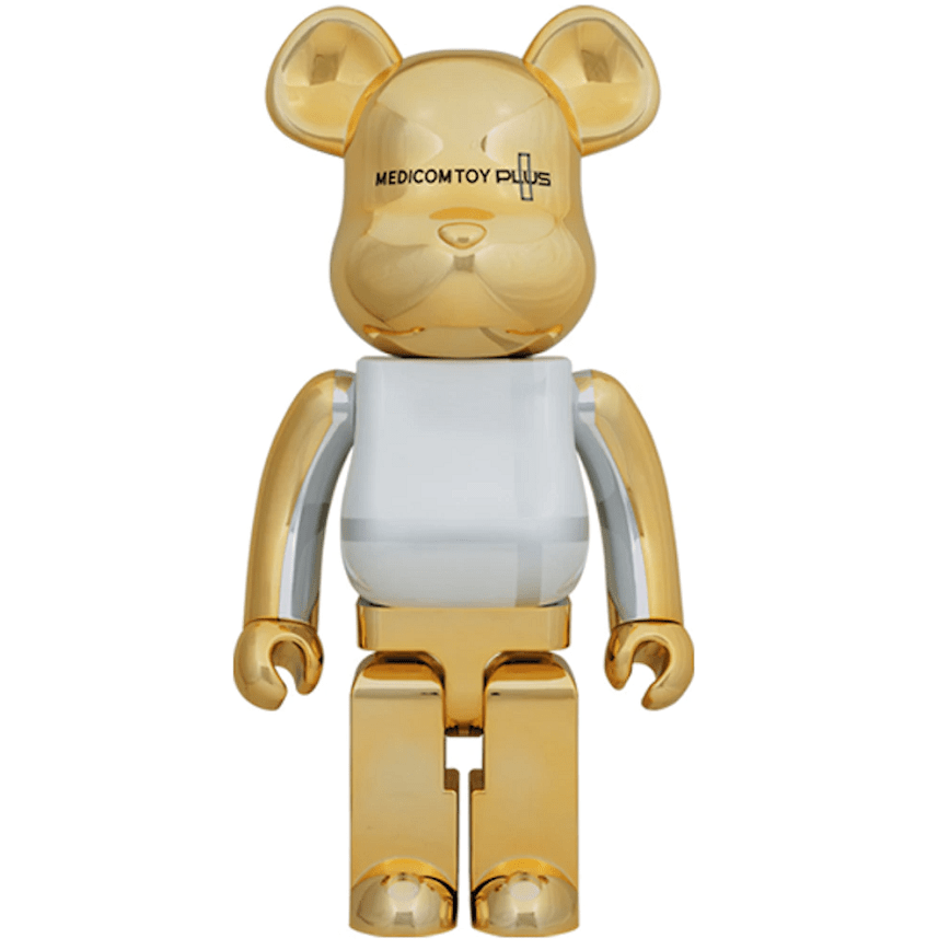 Mô hình Bearbrick Medicom Toy Plus 'Gold Chrome' 1000%