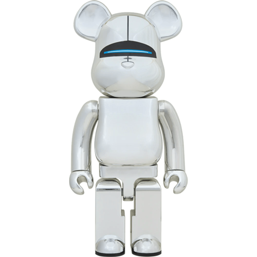 Mô Hình Bearbrick Sorayama Sexy Robot Silver