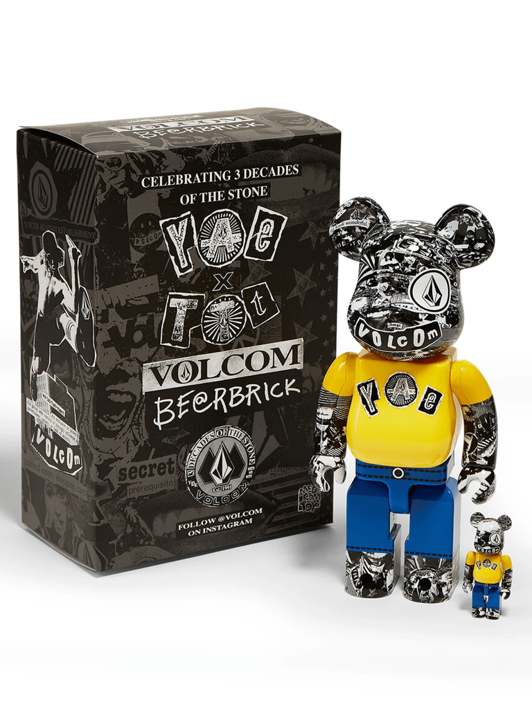 Mô Hình Bearbrick Volcom True To this 30 - Ảnh 2