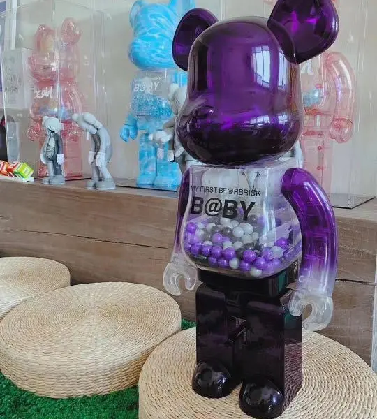 Alternative view of Mô Hình Bearbrick Macau 2020 WF Fashion My First B@by Purple