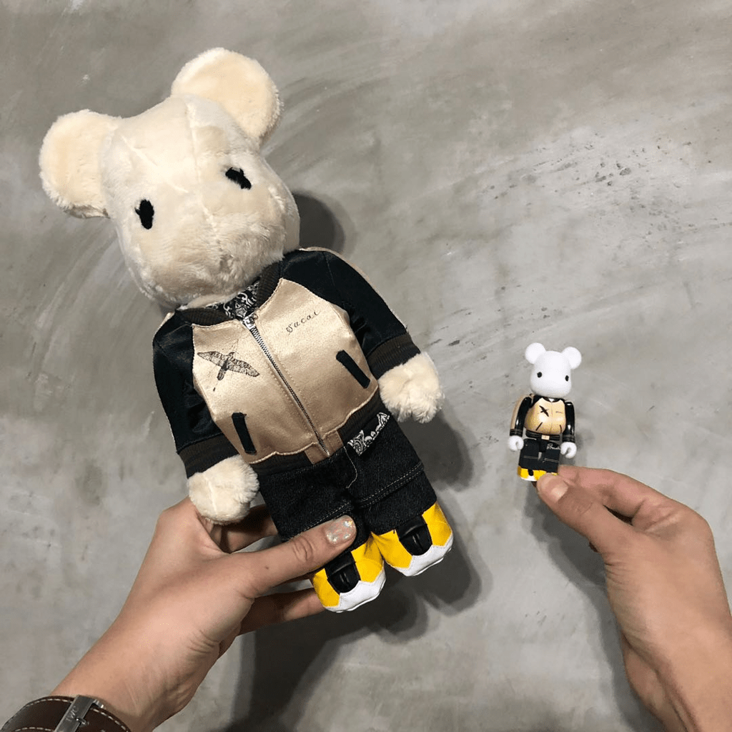 Mô Hình Bearbrick Sacai x Dr.Woo - Ảnh 3