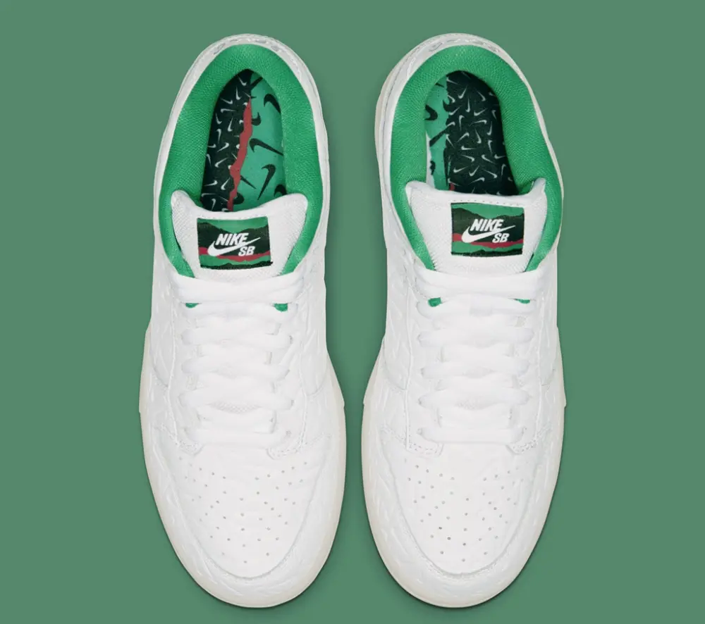 Alternative view of Giày Nike Ben-G x Dunk SB Low 'Lucid Green'  CU3846-100