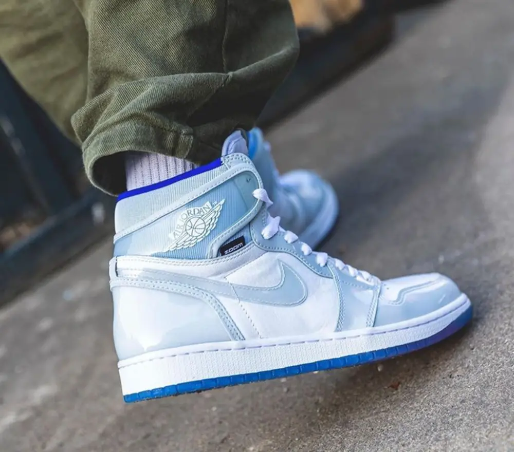 Giày Nike Air Jordan 1 High Zoom 'Racer Blue' CK6637-104 - Ảnh 4