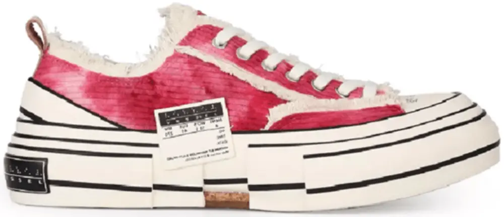 Giày xVESSEL G.O.P Lows Corduroy Red S21X015R