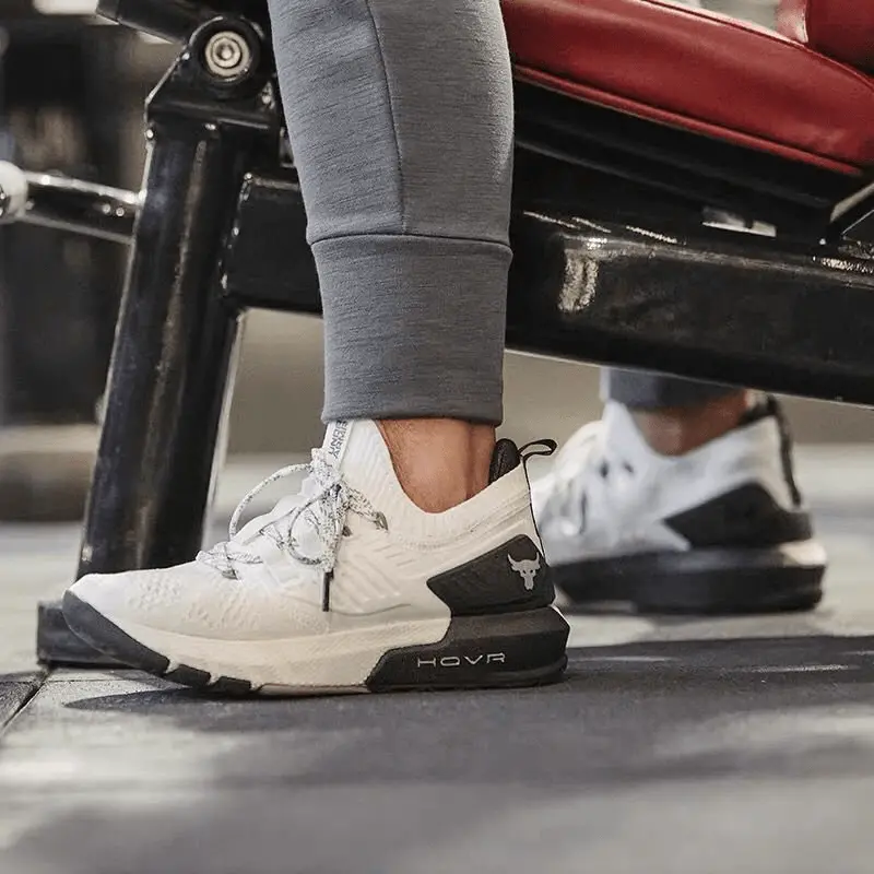 Giày Under Armour Project Rock 3 'Halo Grey Black' 3023004-100 - Ảnh 3