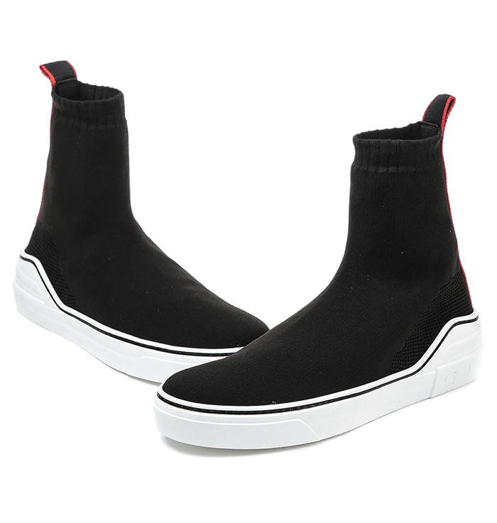 Giày Givenchy Logo Embroidered Patch Socks High-Top Sneakers BH000TH01Q-004 - Ảnh 4