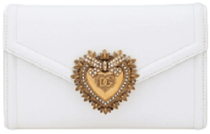 Túi Dolce & Gabbana Calfskin Devotion Mini Bag 'White' BI2931AV89380002