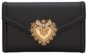 Túi Dolce & Gabbana Calfskin Devotion Mini Bag 'Black' BI2931AV89380999