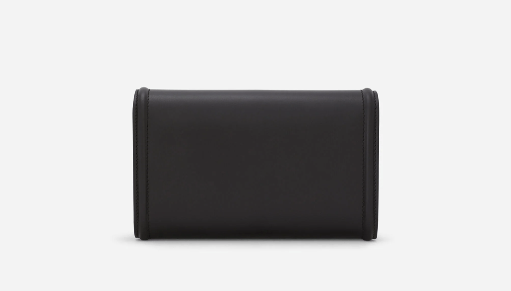 Túi Dolce & Gabbana Calfskin Devotion Mini Bag 'Black' BI2931AV89380999 - Ảnh 4