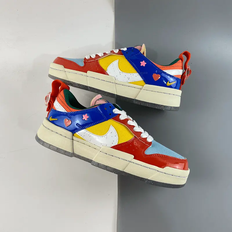 Alternative view of Giày Nike SB Dunk Low Disrupt Kid at Heart Orange Blue Red DJ5063-414