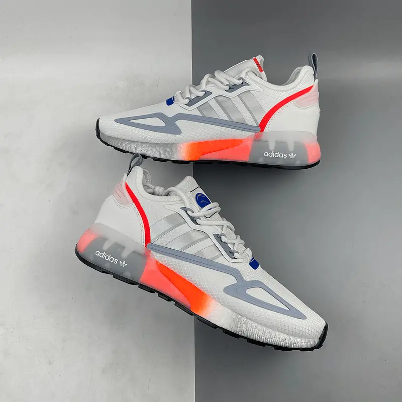 Giày Adidas ZX 2K Boost 'White Metallic Silver' FY5725 - Ảnh 3