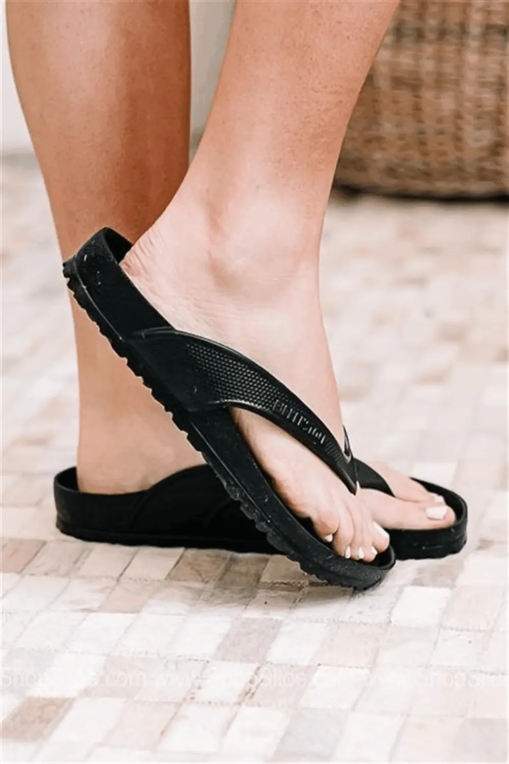 Dép Birkenstock Honolulu EVA 'Black' 1015487 - Ảnh 7