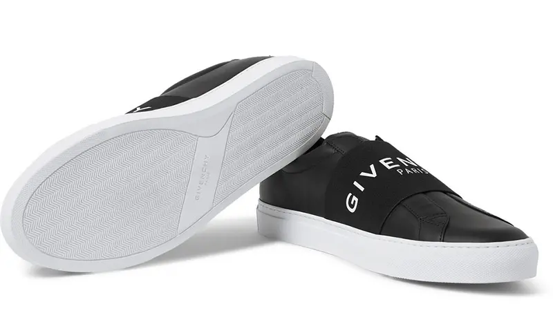Giày Givenchy Black Urban Street Leather Strap Men's Sneakers BH0002H0FU-004 - Ảnh 3