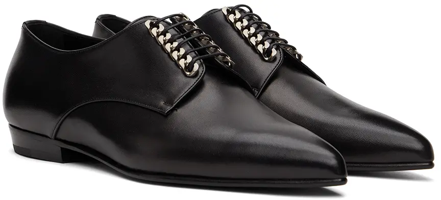 Alternative view of Giày Saint Laurent Carson Derbies 'Black' 686148AAAEP1000