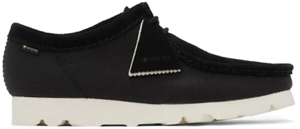 Giày Clarks Wallabee Gore-Tex 'Black Canvas' 261-60315