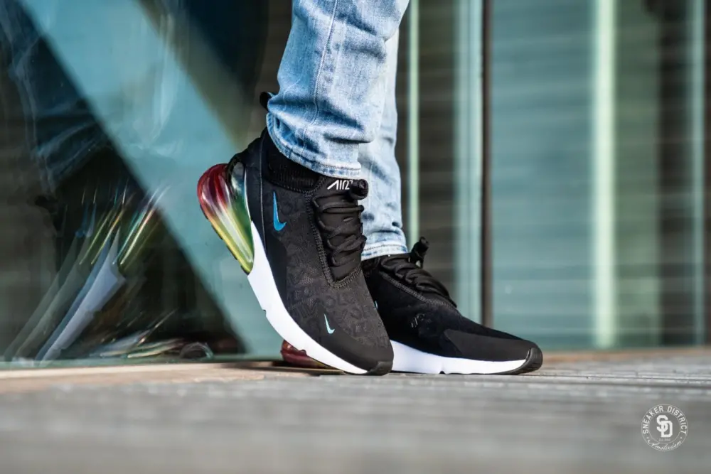 Giày Nike Air Max 270 Black Laser Orange Ember Glow AQ9164-003 - Ảnh 6