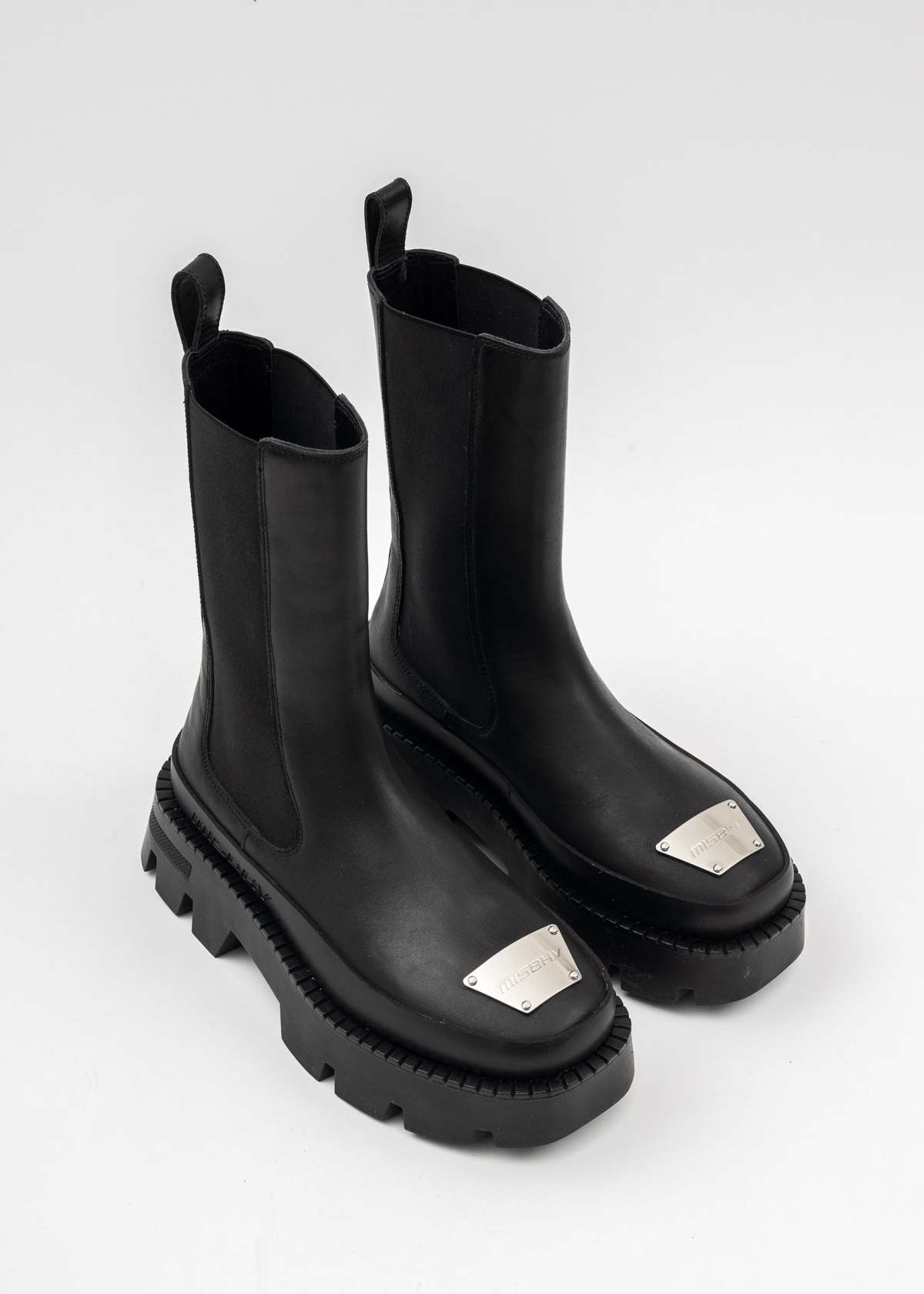 Giày MSIBHV The 2000 Chelsea Boot High Black 3121BM625 - Ảnh 3