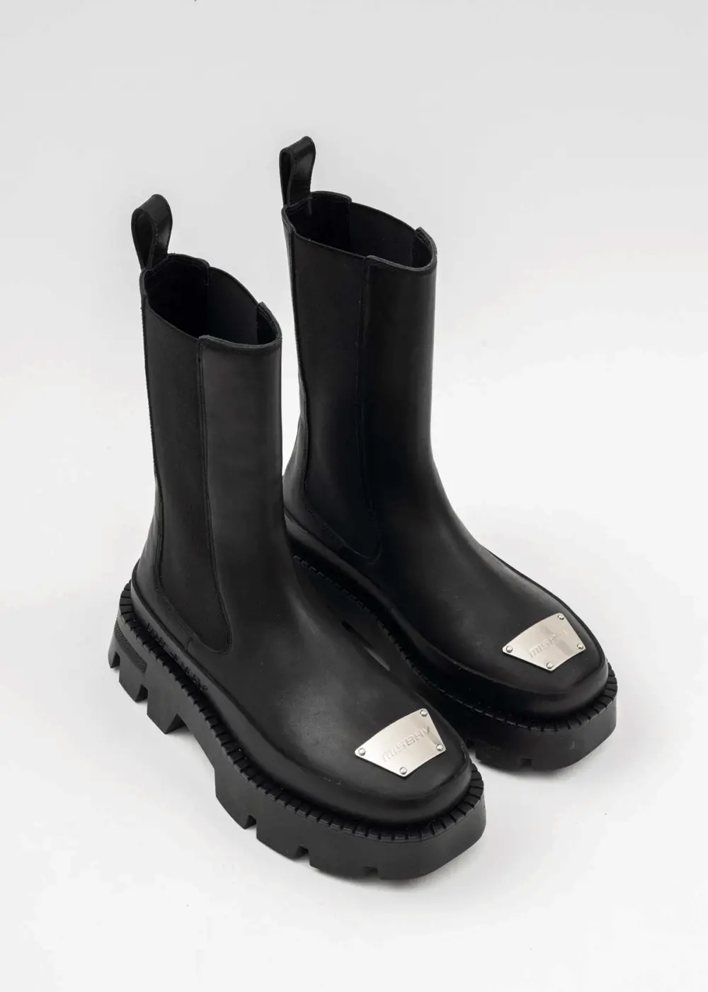 Giày MSIBHV The 2000 Chelsea Boot High Black 3121BM625 - Ảnh 3