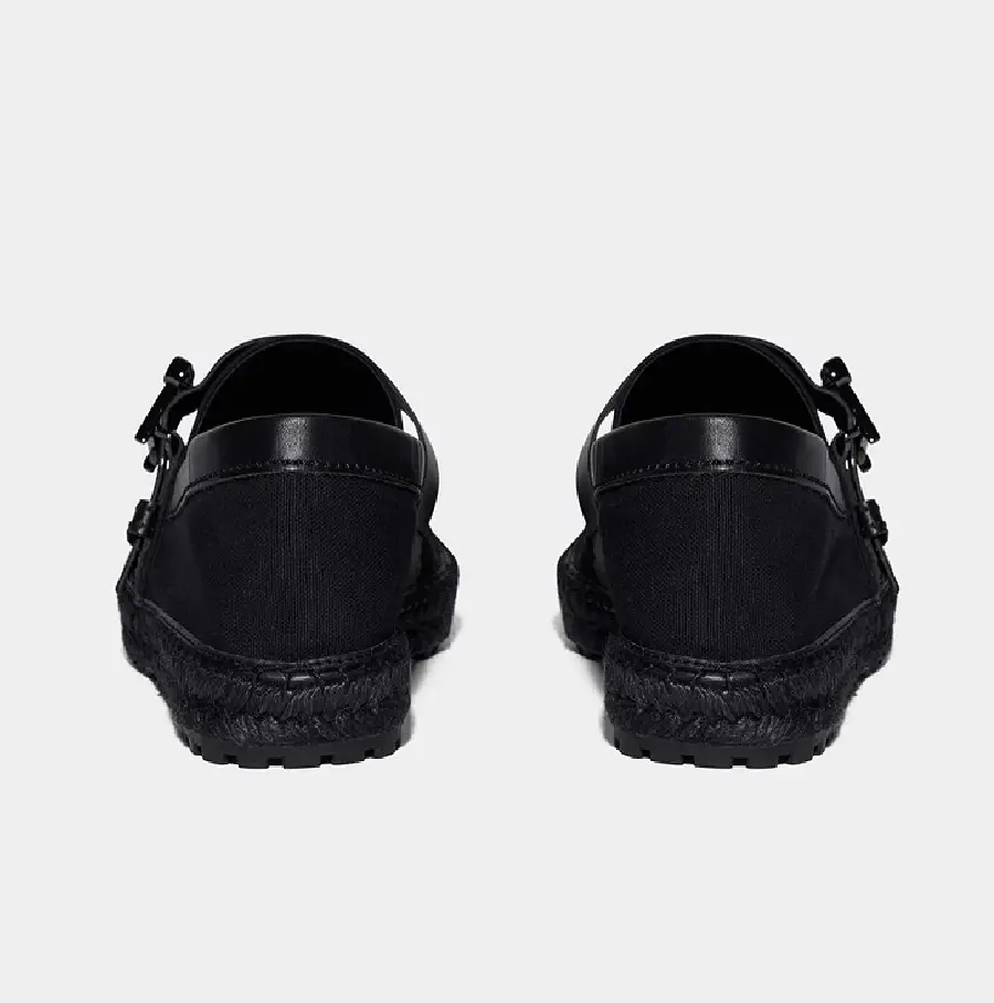 Giày Dsquared2 Statement Flat Espadrilles 'Black' ESM0010003000012124 - Ảnh 3
