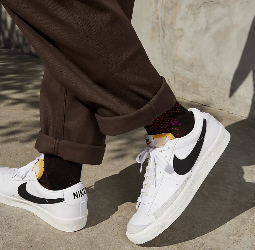 Giày Nike Blazer Low '77 Vintage 'White Black' DA6364-101 - Ảnh 3
