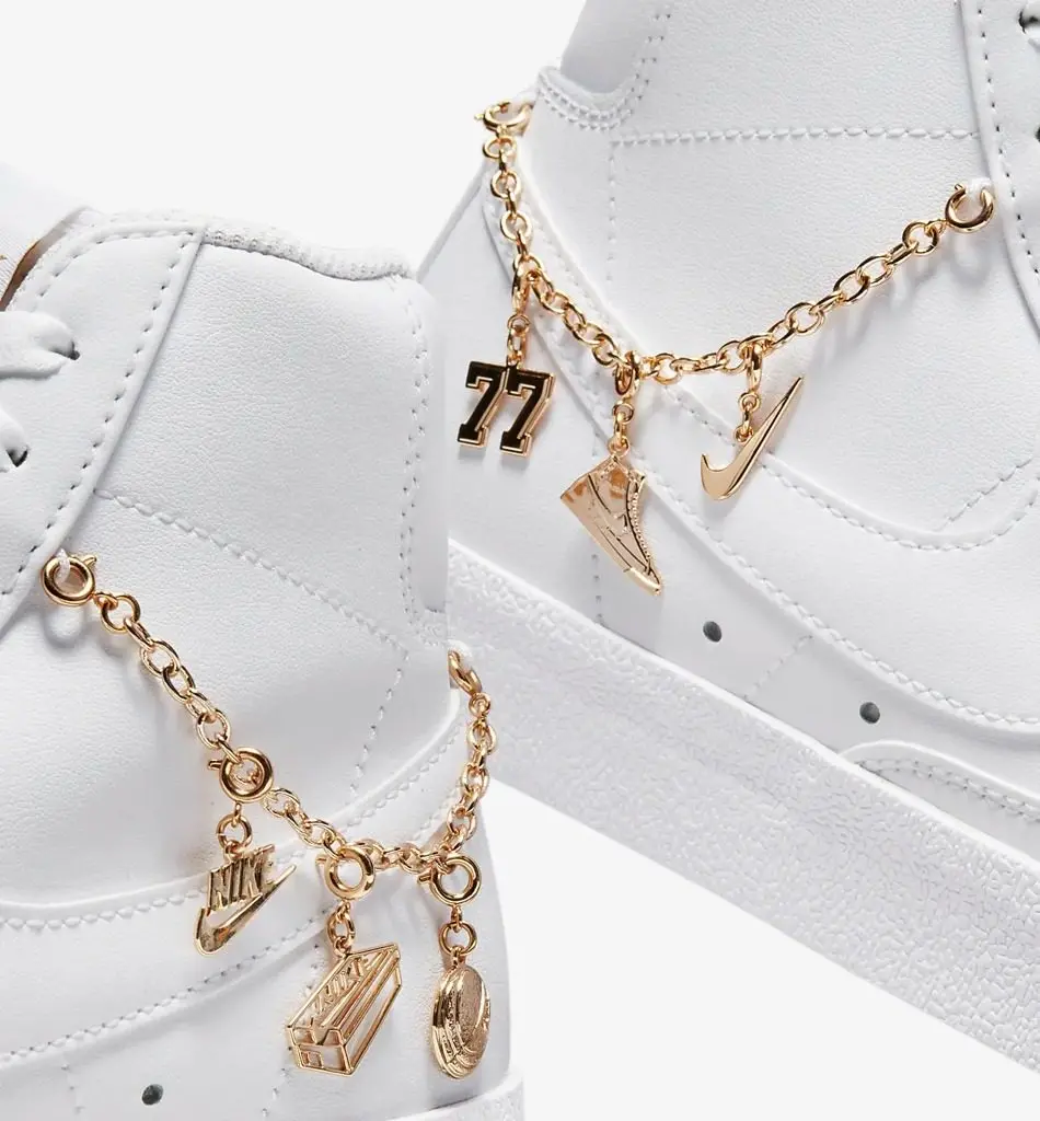 Giày Nike Blazer Mid 77 LX 'Lucky Charms White' DM0850-100 - Ảnh 4