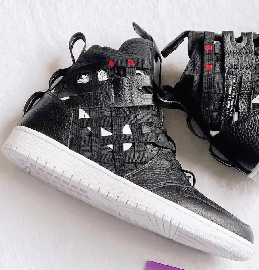 Giày Nike Air Jordan 1 High Cargo 'Black' CD6757-001 - Ảnh 4