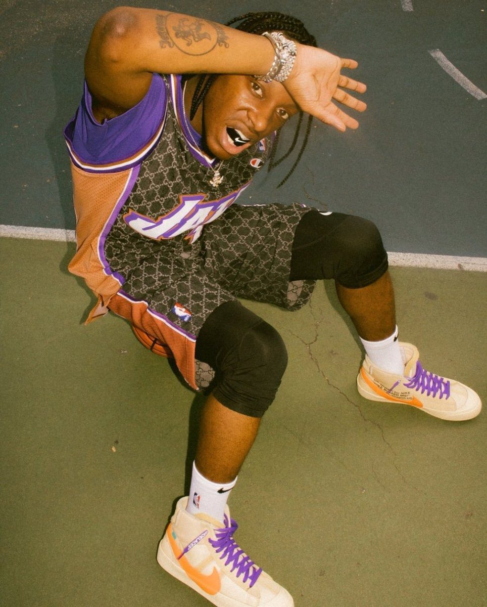 Giày Nike Off-White x Blazer Mid 'All Hallows Eve' AA3832-700 - Ảnh 5