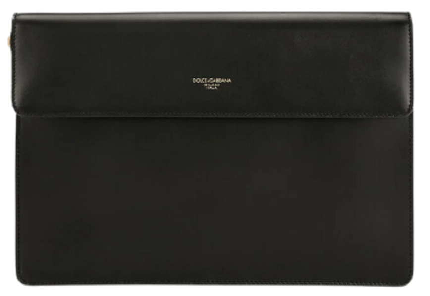 Túi Dolce & Gabbana Mediterraneo Calfskin Clutch 'Black' BM1586AC95480999