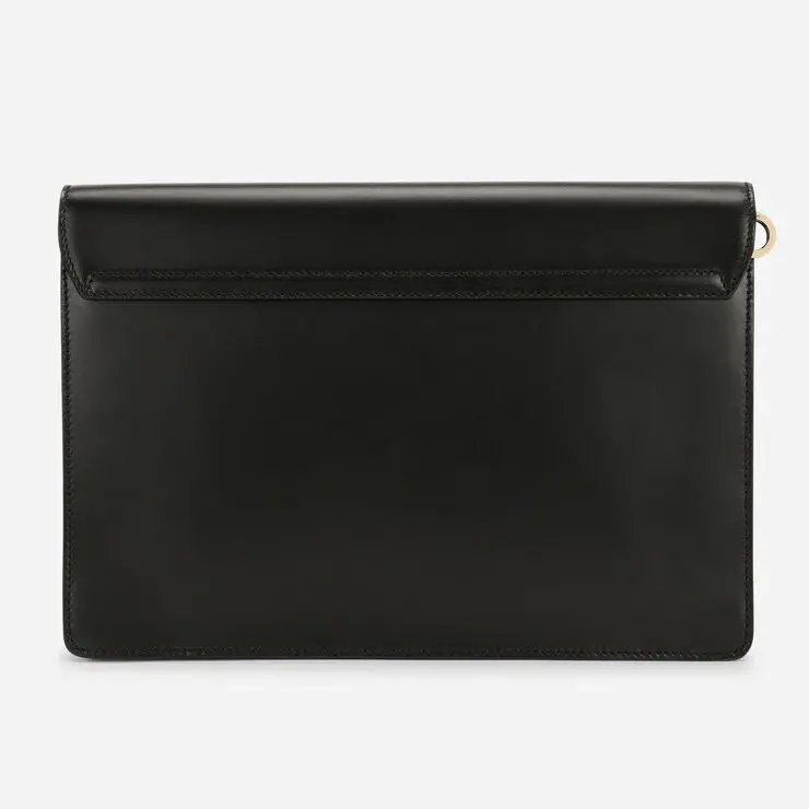 Túi Dolce & Gabbana Mediterraneo Calfskin Clutch 'Black' BM1586AC95480999 - Ảnh 3