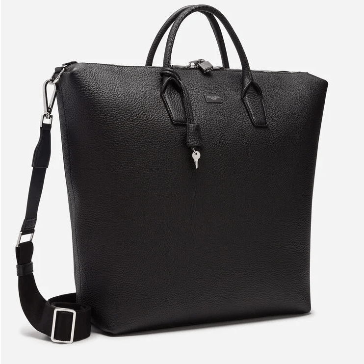 Túi Dolce & Gabbana Shopping In Calfskin 'Black' BM1602AZ31980999 - Ảnh 2