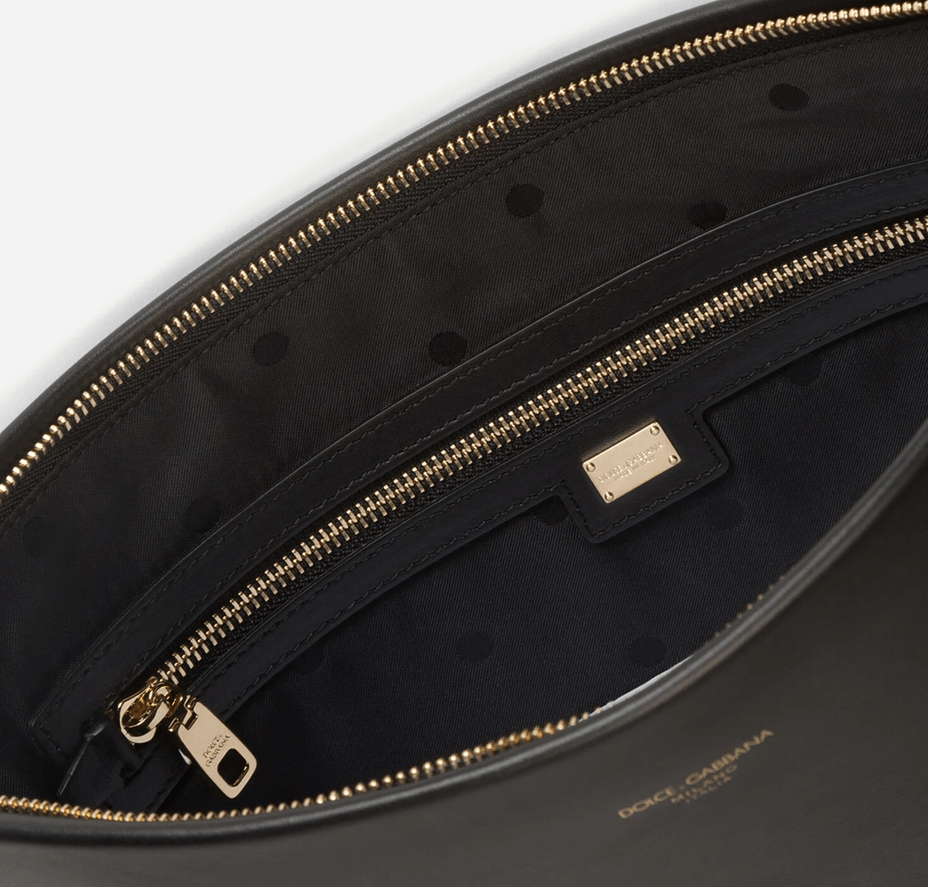 Túi Dolce & Gabbana Calfskin Clutch 'Black' BM1627AC95480999 - Ảnh 3