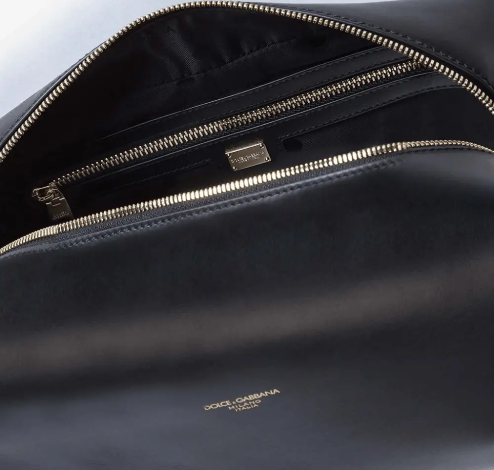 Túi Dolce & Gabbana Calfskin Monreale Bag with Heat-stamped Logo BM1868AC95480999 - Ảnh 4