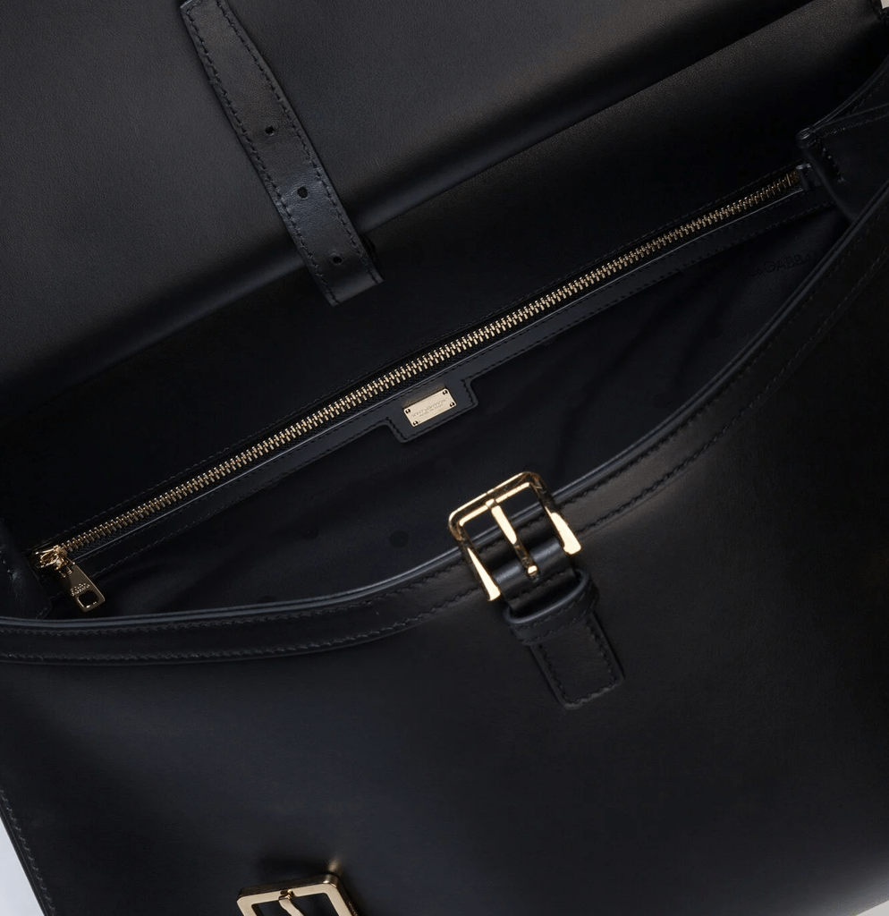 Túi Dolce & Gabbana Calfskin Monreale Travel Bag 'Black' BM1706AC95480999 - Ảnh 4