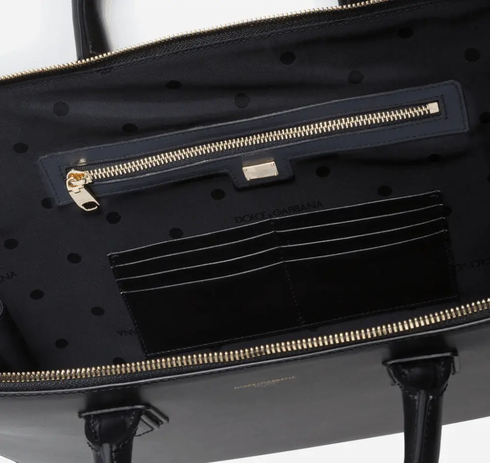 Túi Dolce & Gabbana Monreal Briefcase In Calfskin BM1710AC95480999 - Ảnh 4