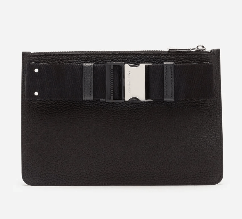 Túi Dolce & Gabbana Flat Calfskin Palermo Fanny Pack With Logo Plaque BM1730AZ31980999 - Ảnh 3