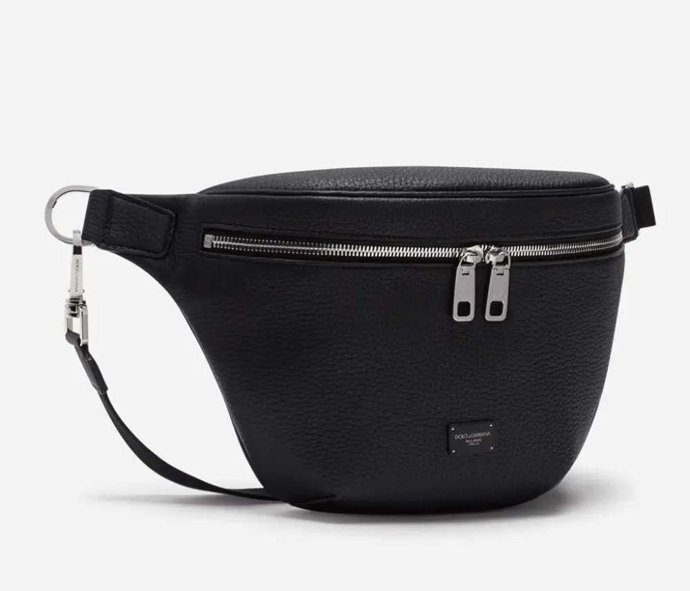 Alternative view of Túi Dolce & Gabbana Calfskin Palermo Belt Bag With Branded Plate BM1734AZ1980999