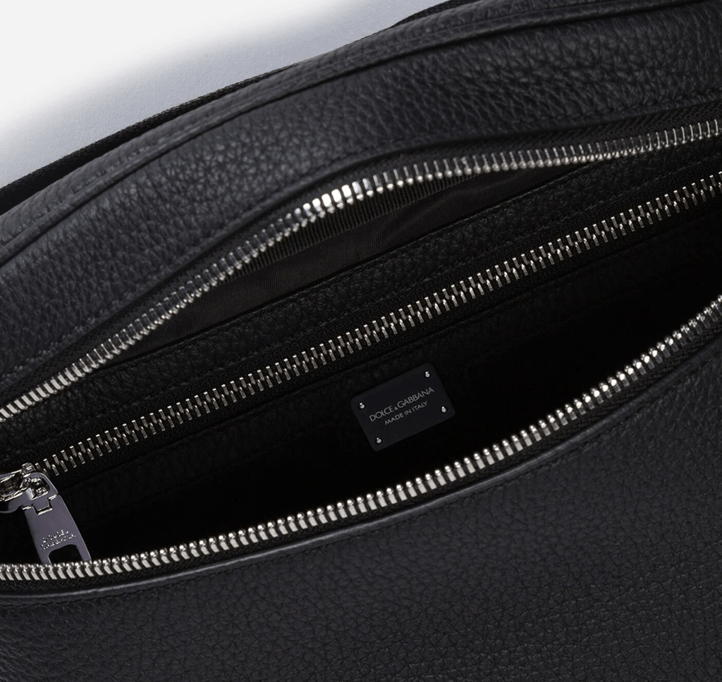 Túi Dolce & Gabbana Calfskin Palermo Belt Bag With Branded Plate BM1734AZ1980999 - Ảnh 4