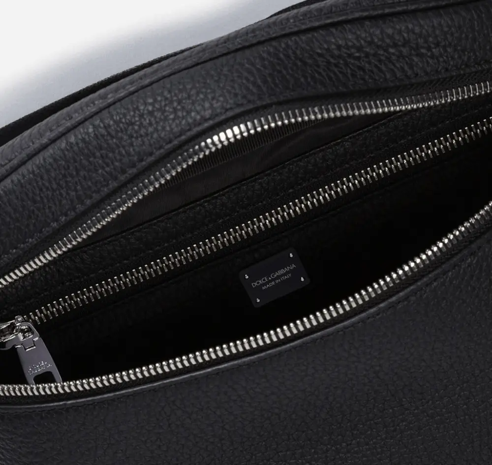 Túi Dolce & Gabbana Calfskin Palermo Belt Bag With Branded Plate BM1734AZ1980999 - Ảnh 4