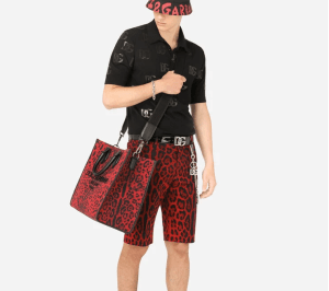Alternative view of Túi Dolce & Gabbana Large Printed Canvas Shopper 'Multicolor' BM1796AQ966HRTYN